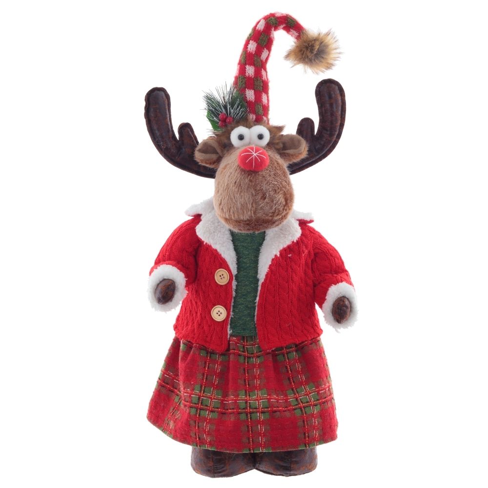 GAEM Игрушка набивная "Олень" (телескоп ноги), L29 W17 H98/48 см, 2в.