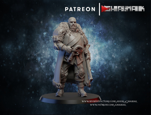 Grand Alliance Order Cities of Sigmar Empire Старый охотник миниатюра для dnd, днд, pathfinder, фентези, Настольная игра, НРИ, Варгейм, РПГ