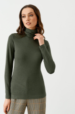 22789 Джемпер женский (оливково-серый)