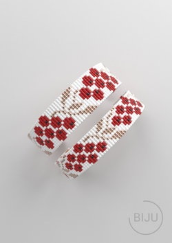 Схема LOOM, Схема браслета на станке, узор из Miyuki Delica 11/0, файл PDF, №409L