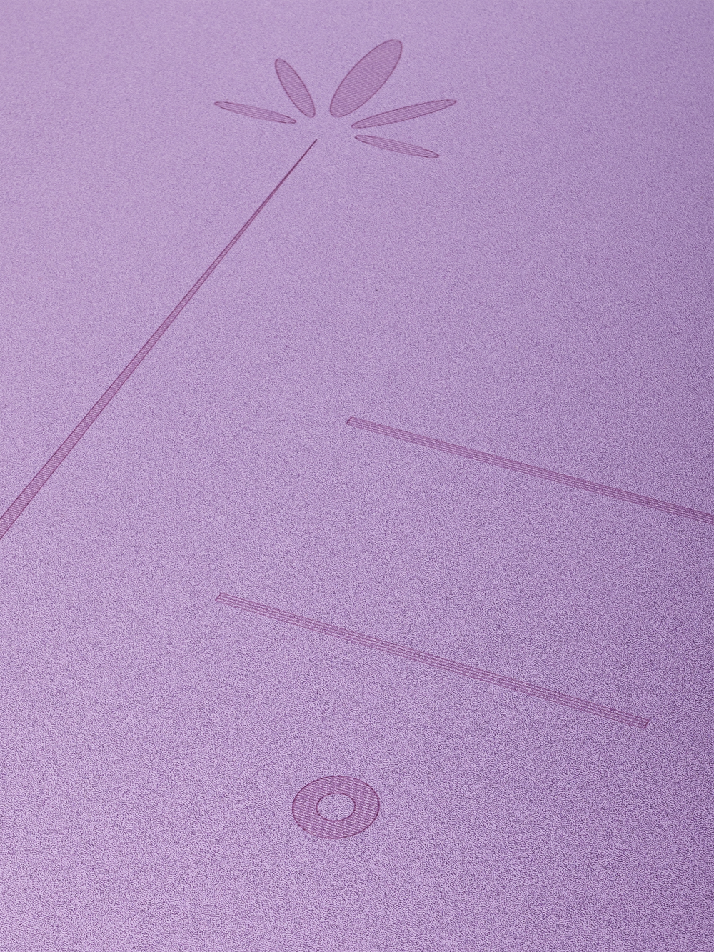 УЛЬТРАцепкий 100% каучуковый коврик для йоги New Arrows Lila 185*68*0,5 см