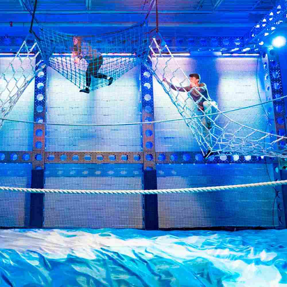 Надувная подушка «AcroAir» для гимнастики и батутных центров, 6×6×1 м