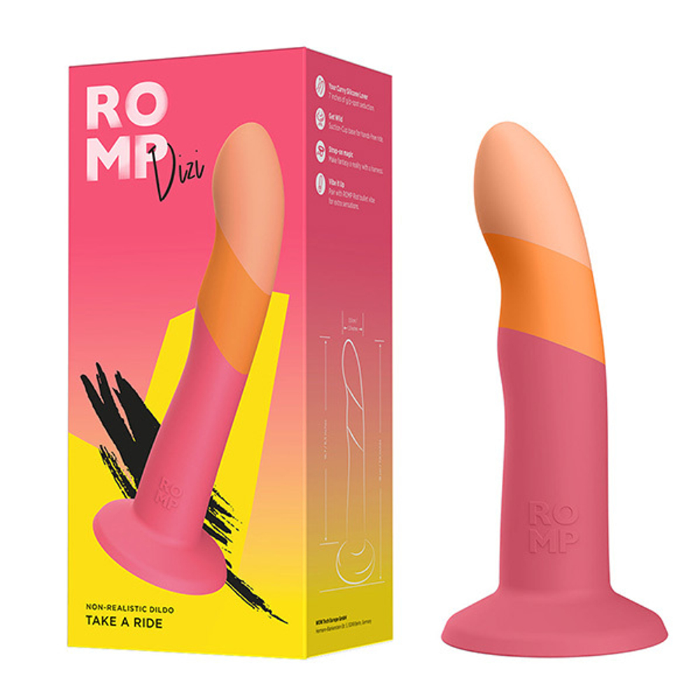 Фаллоимитатор 18см с присоской Romp Dizi Sunset RPSG1SG4