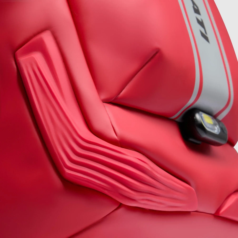 Рюкзак ролл-топ из полиуретана Piquadro Ducati/Rosso