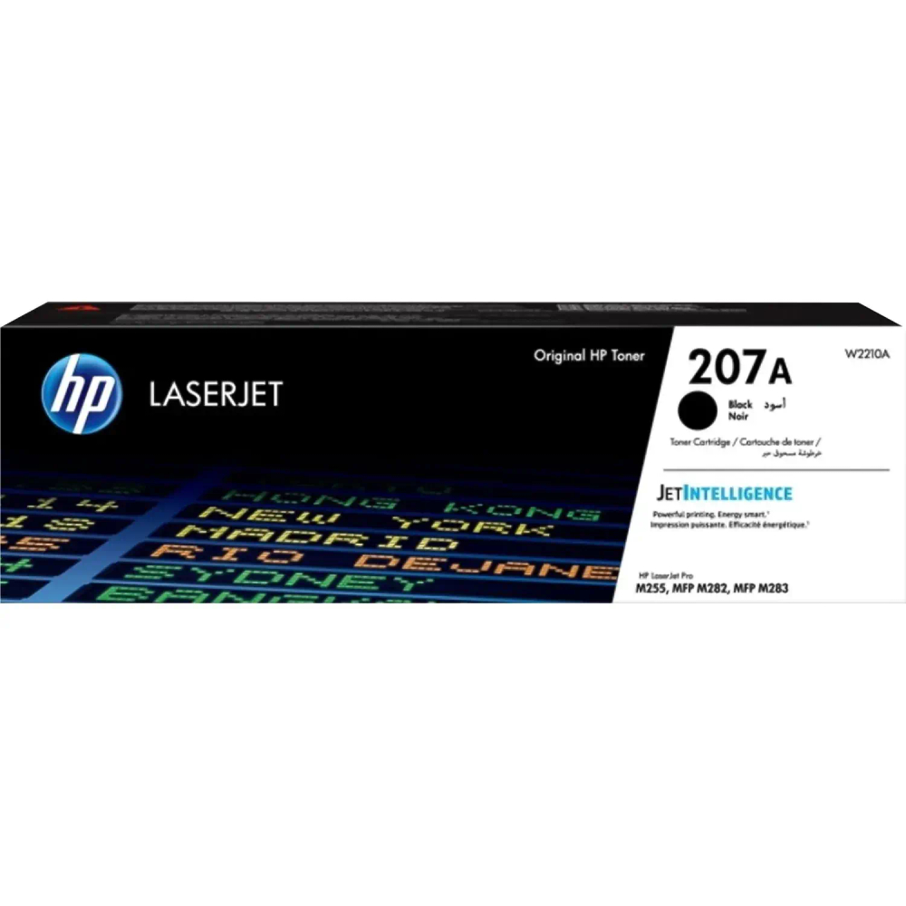 Картридж лазерный HP 207A W2210A чер. для LaserJet Pro M255/MFP M282/M283