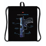 Мешок д/обуви 41х49см "Gun" 1 отделение с петлей (Хатбер)