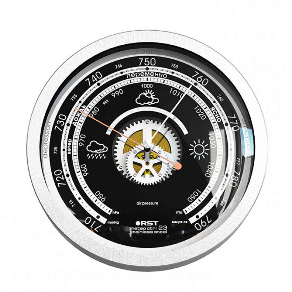 Барометр RST07823 meteo ctrl 23 stainless steel