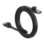 LAN кабель Baseus High Speed Six Types of RJ45 Gigabit Network Cable (Flat) - Black 3m