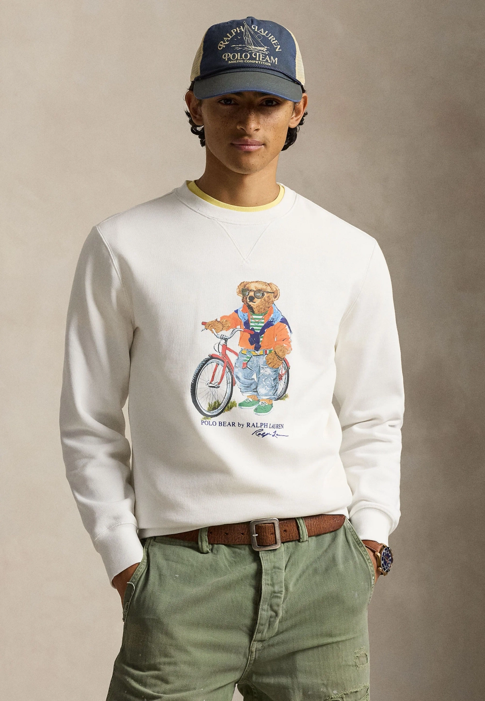 Свитшот POLO RALPH LAUREN - white- summer bear