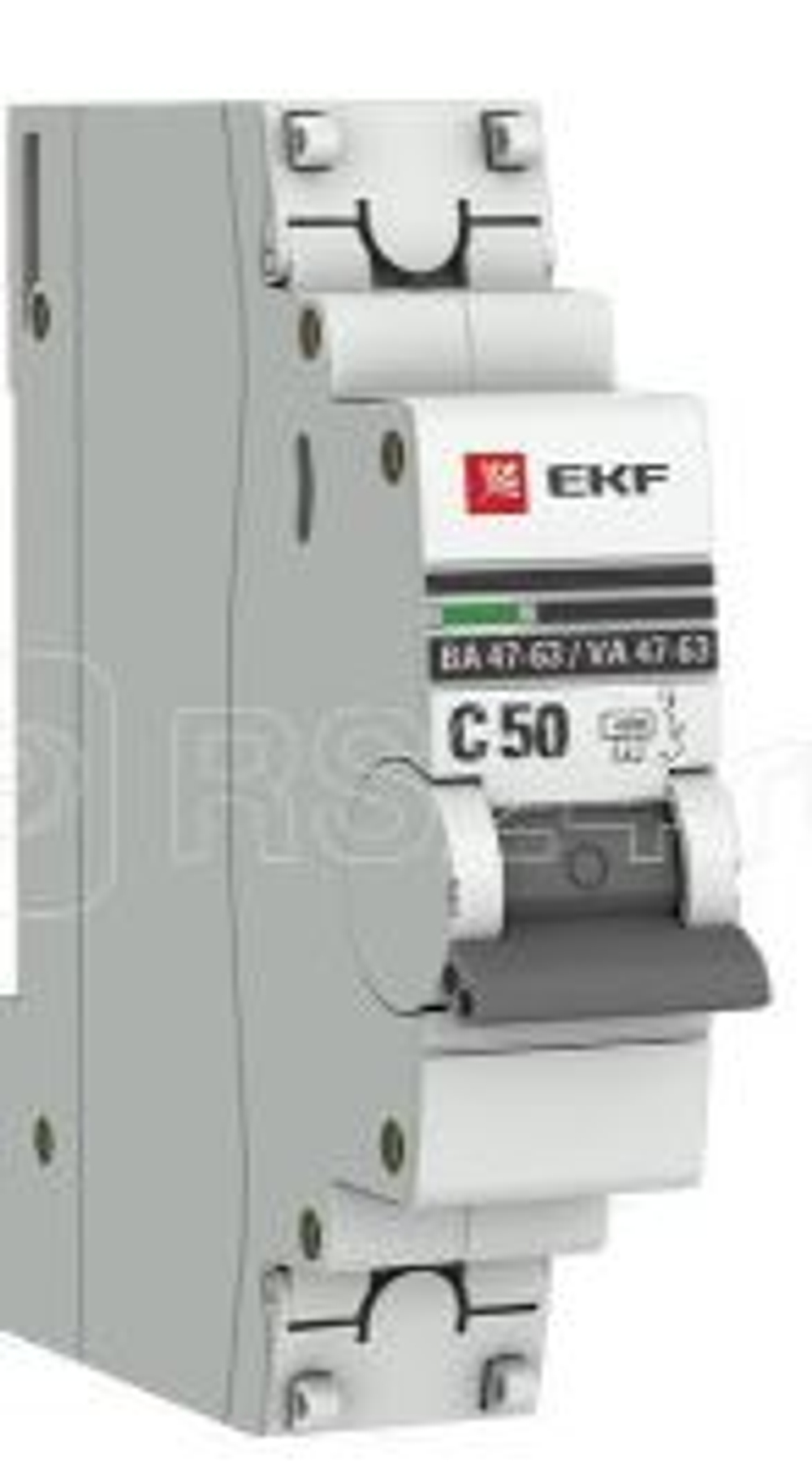Выключатель автоматический модульный 1п C 50А 4.5кА ВА 47-63 PROxima EKF mcb4763-1-50C-pro