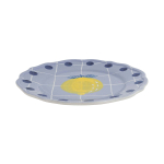 Тарелка десертная Bitossi Home Lavander Lemon Blue Dots (22.5 см)