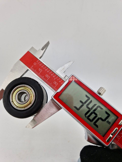 Ролик натяжителя приводной цепи с крепежом для питбайка комплект с болтом D-8мм.