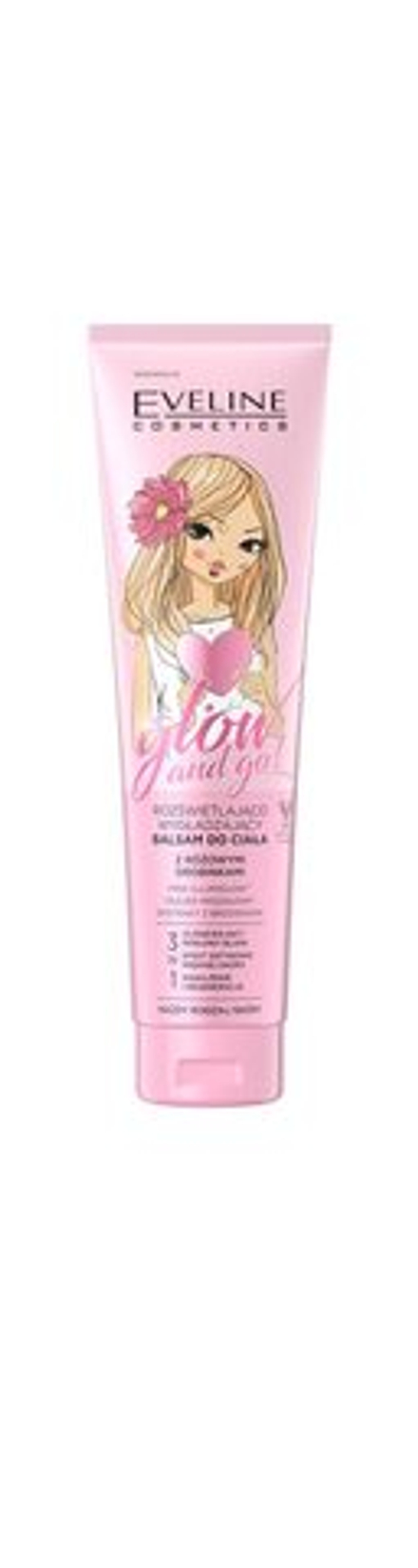 Eveline Cosmetics Glow & Go - разглаживающий лосьон для тела с блестками /   150  ml  / GTIN 5903416028185