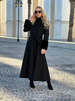 Пальто из шерсти ламы