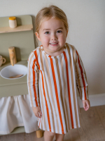 Платье трапеция Mjölk Полоска, с длинным рукавом, уценка