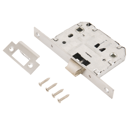 Защелка АЛЛЮР АРТ L7050S  СР хром,  б/ручек с фиксатором  / 11221