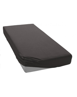 Простыня трикотажная 140-160x200 Elegante 8000 черная