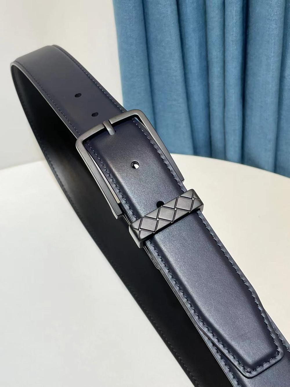 Ремень из мягкой итальянской телячьей кожи