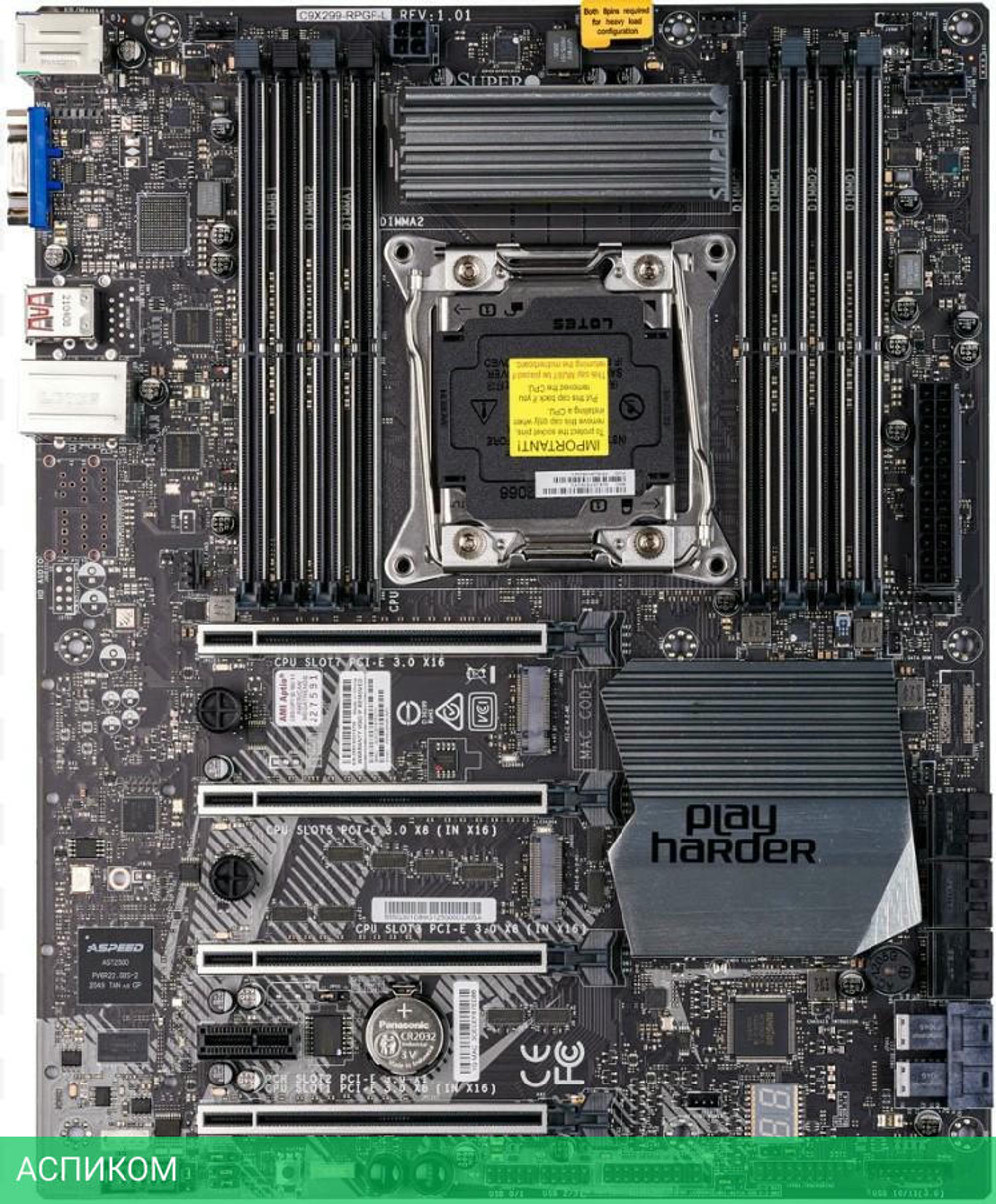 Материнская плата SuperMicro MBD-C9X299-RPGF-L-B (470518)