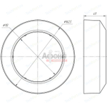 Розетка для трубы фановой 110 W 9900 АНИ пласт