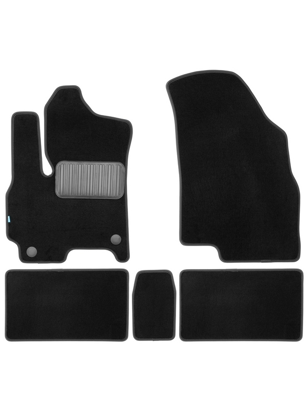 Коврики ворсовые для CHERY Tiggo 4 Pro 2024-н.в. (I Рестайлинг) Внедорожник 5 дв. 5 шт. коврики текстильные в салон KLEVER05.A71168.110KH