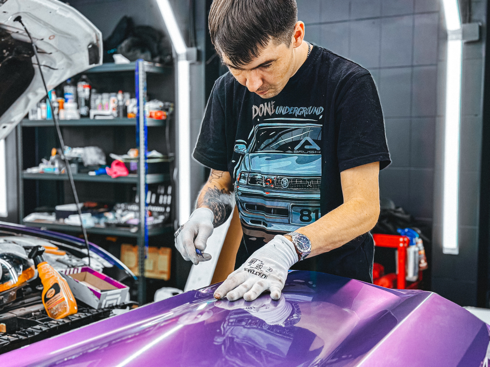 Оклейка виниловой пленкой,изменение цвета автомобиля