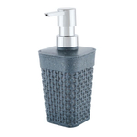 Дозатор для жидкого мыла Plast Team Stone 75х58х166мм темный камень