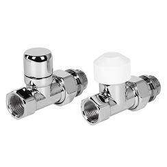 Набор термостатический для радиатора прямой Royal Thermo Design 1/2quot;М30х1,5 (Хром)