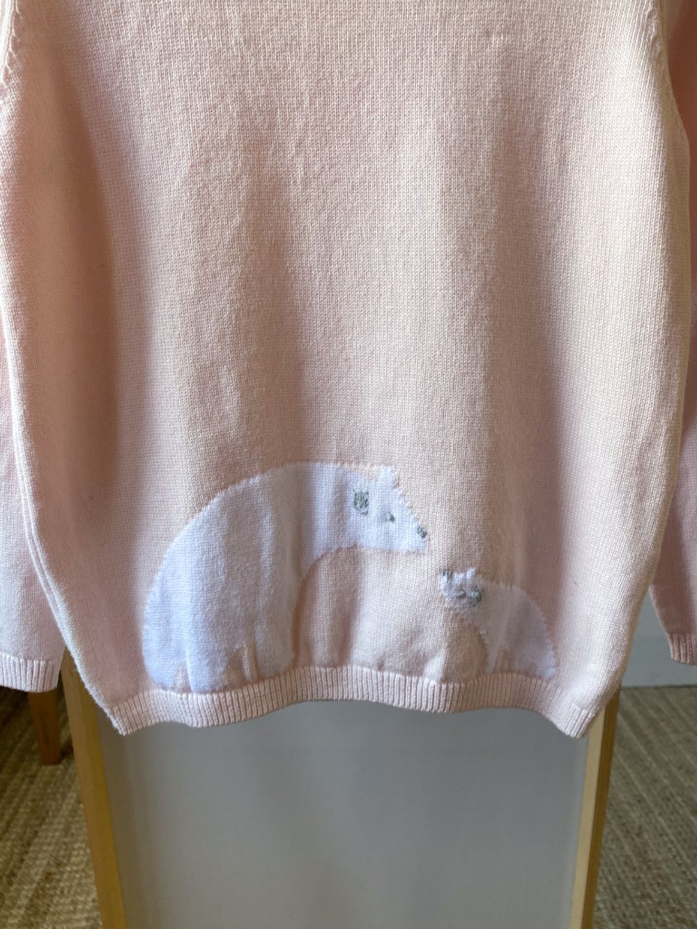 Хлопковый свитер The little white company, 104