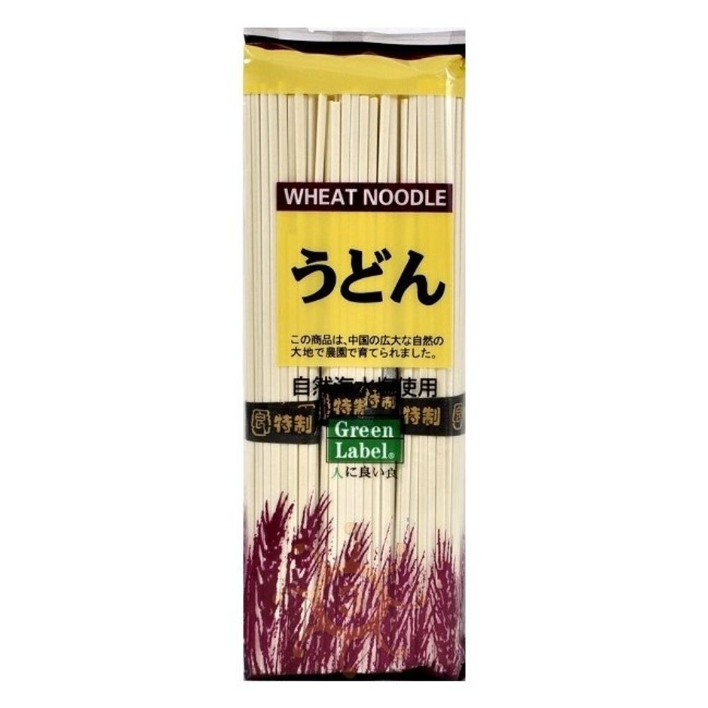Лапша Удон пшеничная Green Label Wheat Noodle 300 г