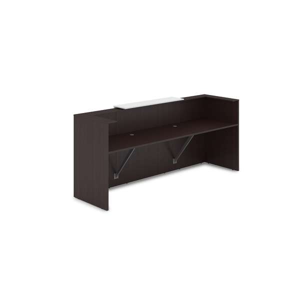 1КР-ДС.201 Комплект Ресепшн с фартуком ЛДСП (2654*761*1161) (без подсветки)