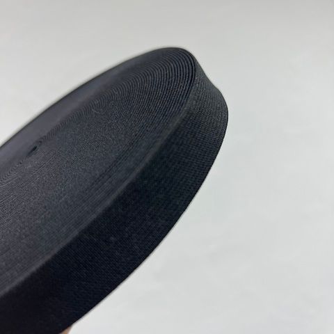 Резинка тканая шир. 25 мм, черный