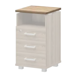 Крышка тумбы НТ-320.45 438x444x25 Аргентум