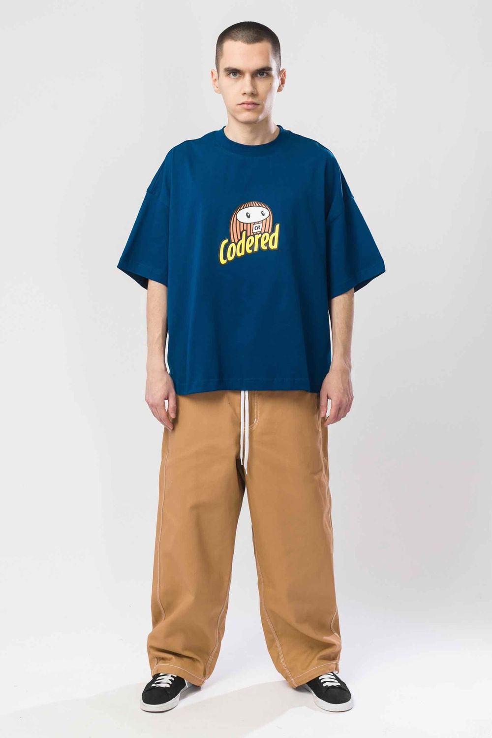 Джинсы Codered Real Baggy Бежевый Темный