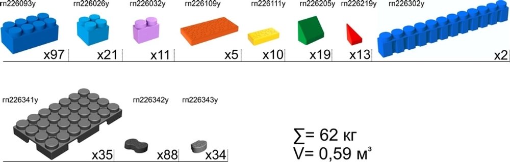 Набор Outdoor 10" S - 210x168 см
