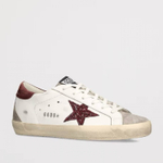 Golden Goose Super Star / Бордо звезда / бордо пятка