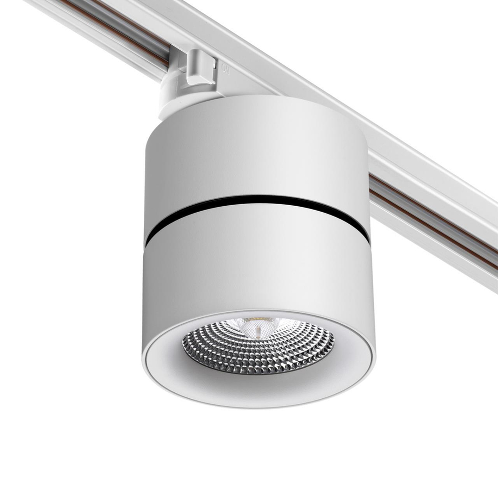 358786 PORT NT21 225 белый Светильник трековый однофазный трехжильный IP20 LED 25W 4000K 2200Лм 100-265V GRODA