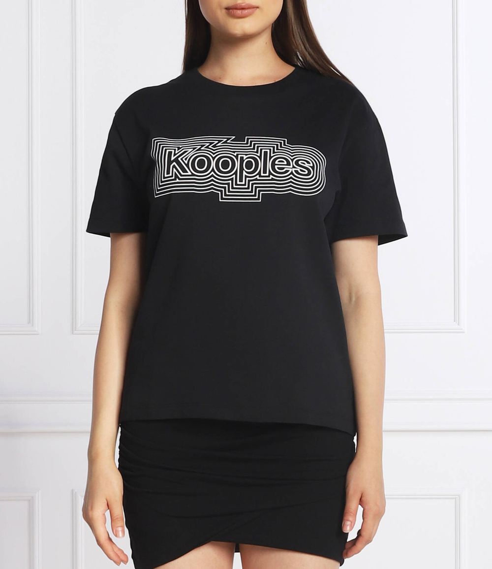 футболка The Kooples - черный(FTSC25013K)