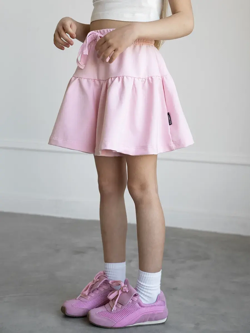 Юбка-шорты для девочки на лето