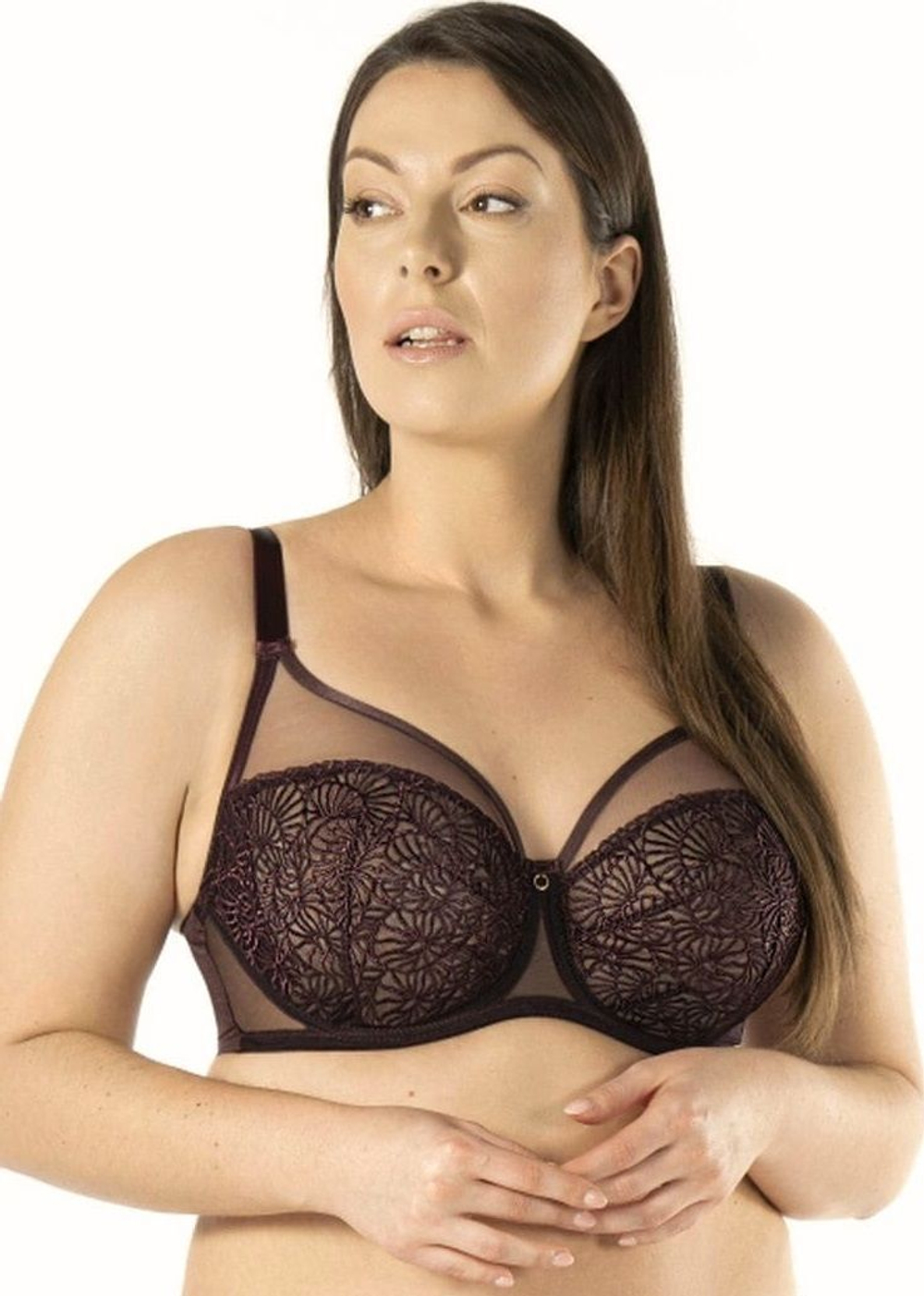 Бюстгальтер Daisy с мягкими чашками (Размер: 75J) (Цвет: сливовый)