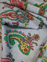150х170 см. Ткань рогожка, "Пейсли", 100% хлопок, Плотность: 160, Ширина: 150 см