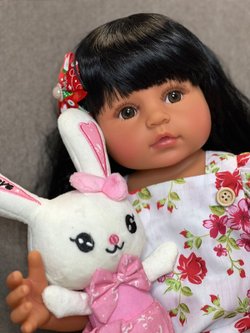 Кукла Реборн виниловая 55см в пакете (FA-571)