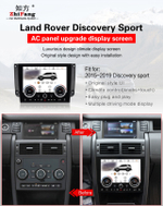 Сенсорная панель климата для Land Rover Discovery Sport 2017-2019 - Carmedia ZF-2005 с 10" экраном LCD/ЖК без отверстия под CD