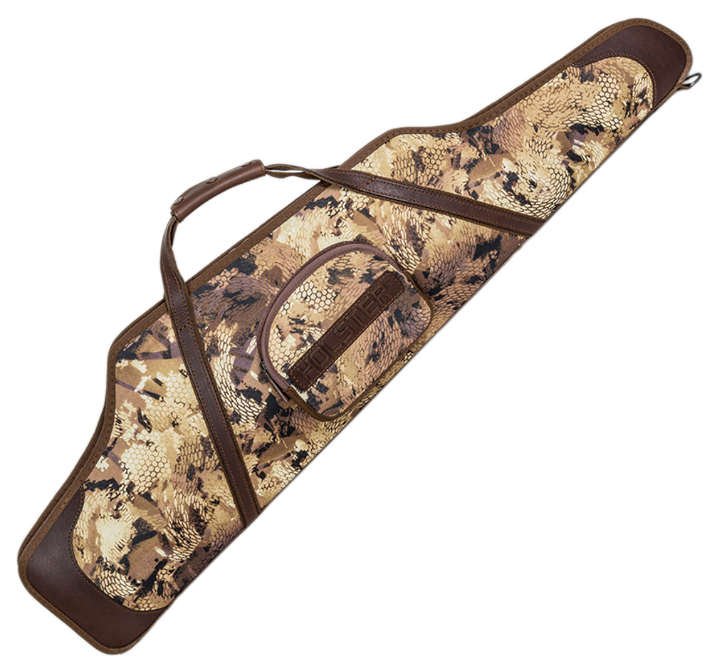 Кейс охотничий 110 с оптикой HOLSTER CLUB, из кожи, соты, Хольстер