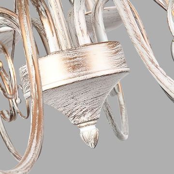 22404/8 / подвесной светильник /   белый с золотом