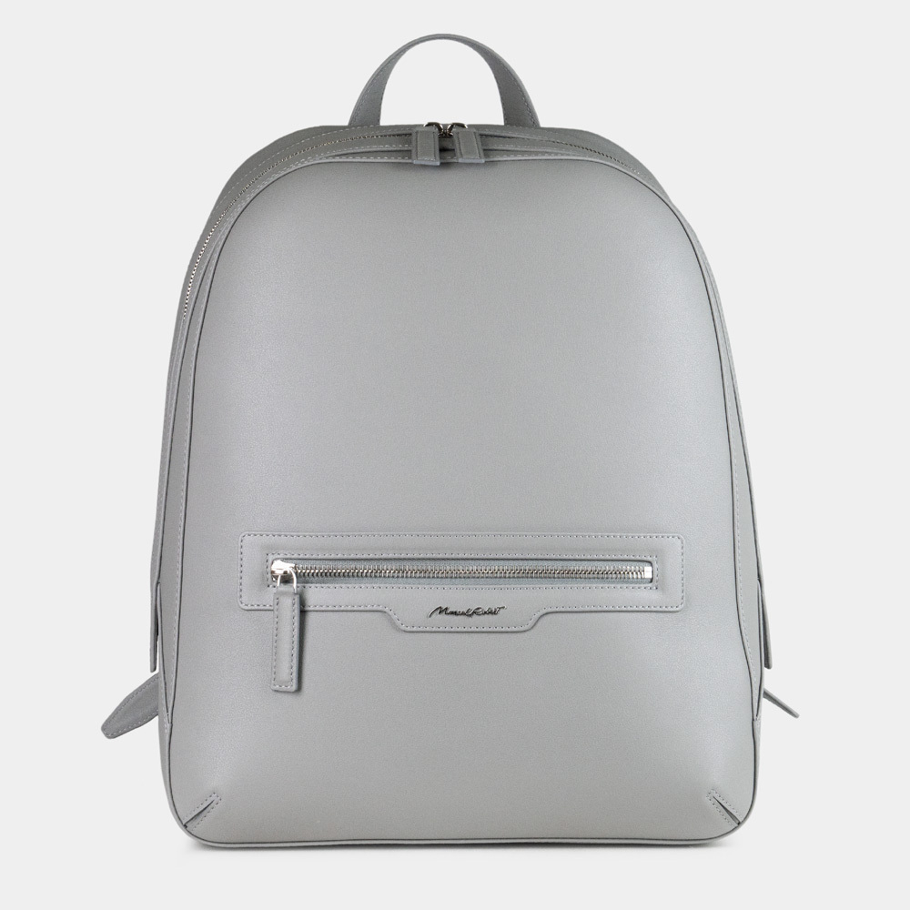 Рюкзак Debussy из кожи теленка, серого цвета