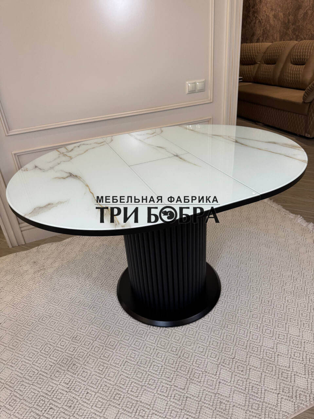 Стол кухонный "Орион", белый кварц