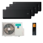 Мульти сплит-система Hisense на 4 комнаты (25+25+25+25 кв.м.) VIBE PRO CARBON