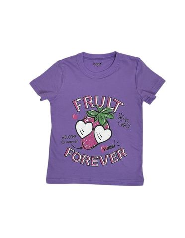 015_БК24 Футболка кор.рукав д/д, фиолетовый