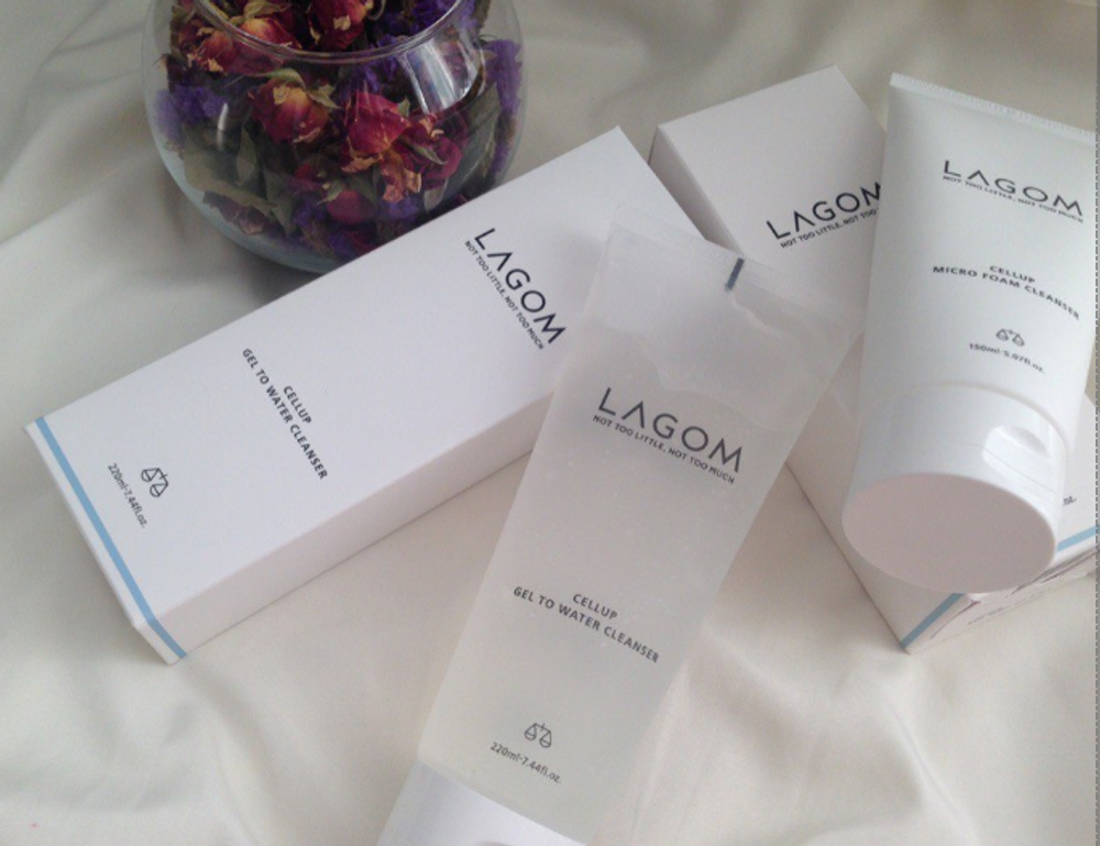 LAGOM Cellup Gel to Water Cleanser очищающий гель для умывания 220мл